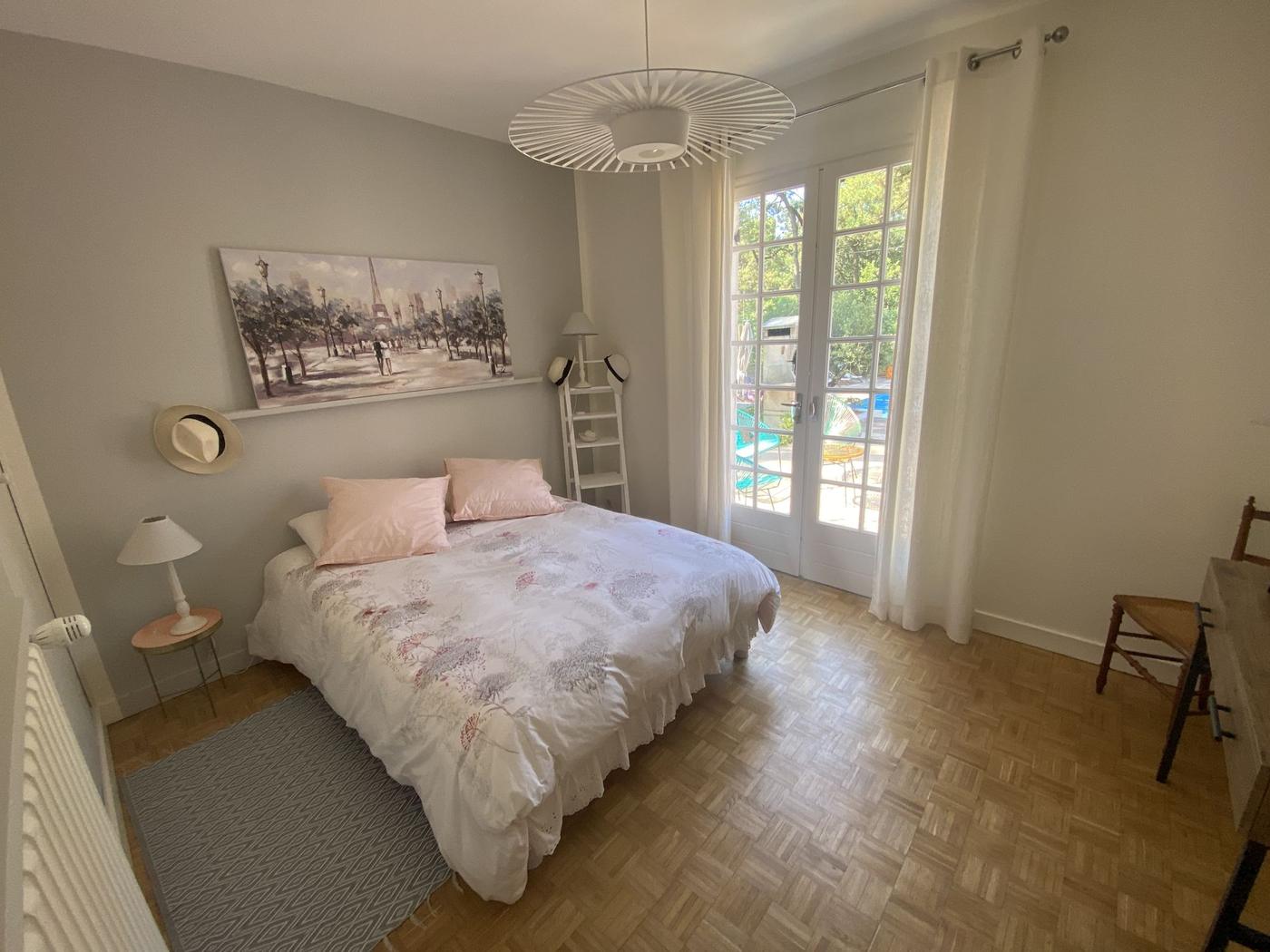 Chambre gris perle